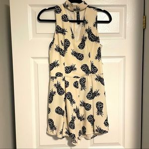 Pineapple romper- NWT  sz Small